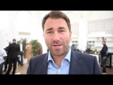 EDDIE HEARN ON PACQUIAO INJURY, RESURRECTION SHOW & POSSIBILITY OF BROOK v PACQUIAO / RIOS / THURMAN
