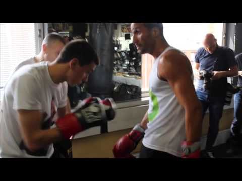 JAMES DeGALE EXPLOSIVE HEAVY BAG & CARDIO WORK WITH JIM McDONNELL / iFL TV