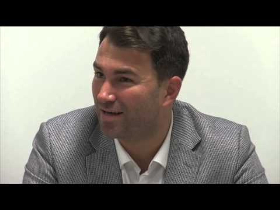 EDDIE HEARN SPEAKS OPENLY ON THE DEVELOPMENT OF HEAVYWEIGHT SENSATION ANTHONY JOSHUA