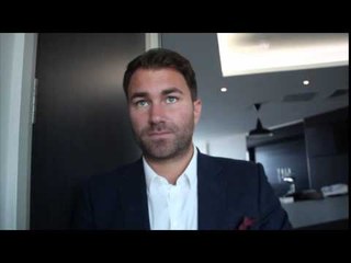 EDDIE HEARN ON THE EMOTIONAL RETURN OF ANTHONY CROLLA & SECURUING HIM WORLD TITLE SHOT AGAINST PEREZ