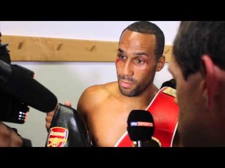 JAMES DeGALE DEDICATES IBF TITLE TO OLD RIVAL & FRIEND THE LATE DARREN SUTHERLAND