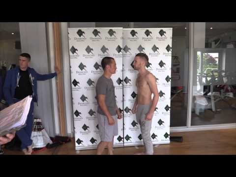 JAMIE SPEIGHT v IAN BAILEY OFFICIAL WEIGH IN & HEAD TO HEAD AHEAD SOUTHERN AREA CLASH