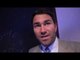 EDDIE HEARN REACTS TO JOSHUA STOPPING JOHNSON, KEVIN MITCHELL LOSS & LEE SELBY WORLD TITLE WIN.