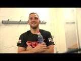 DALE EVANS GETS THE WIN OVER ADIL ANWAR IN SHEFFIELD - POST FIGHT INTERVIEW WITH TYAN BOOTH