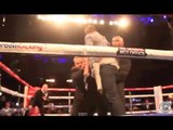 RANDOM DRUNK MAN ENTERS THE RING & IS THROWN OUT BY SECURITY DURING LUKE CAMPBELL'S INTERVIEW