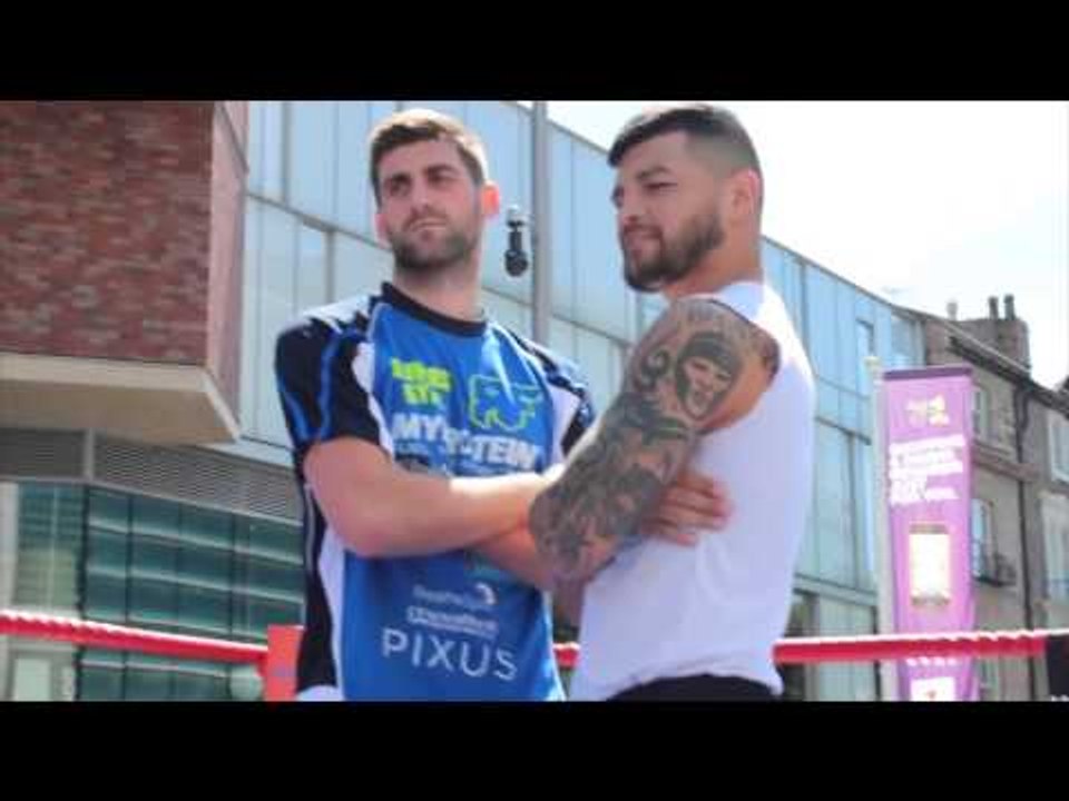 ROCKY FIELDING & BRIAN VERA (SIDE BY SIDE) AHEAD OF LIVERPOOL SHOWDOWN
