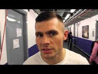 MARTIN MURRAY REACTS TO 2ND ROUND TKO AT SUPER MIDDLEWEIGHT - POST FIGHT INTERVIEW