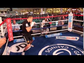 SCOTT QUIGG SHADOW BOXING @ OPEN MEDIA WORKOUTS / HIGH STAKES