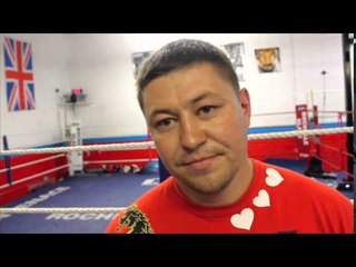 STEVE MAYLETT (TERRY FLANAGAN TRAINER) - 'THIS IS THE BEST SHAPE HE'S EVER BEEN IN. HE'S READY'