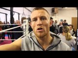 TERRY FLANAGAN TALKS TO iFL TV @ OPEN MEDIA WORKOUT & THANKS THE PEOPLE OF MANCHESTER