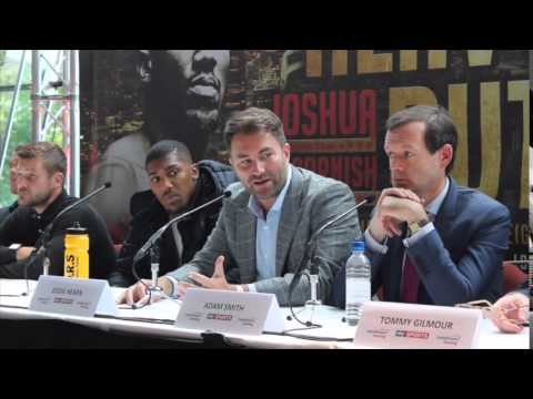 ANTHONY JOSHUA v GARY CORNISH FULL PRESS CONFERENCE WITH EDDIE HEARN