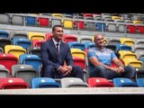 'I AM FALLING IN LOVE WITH HIM' - TYSON FURY TO WLADIMIR KLITSCHKO @ ESPRIT ARENA (DUSSELDORF)