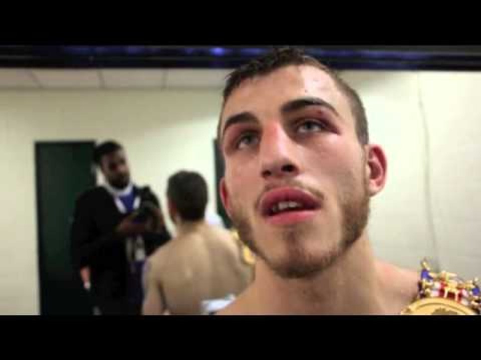 SAM EGGINGTON CAPTURES BRITISH TITLE IN MANCHESTER WITH WIN OVER GLENN FOOT - POST FIGHT INTERVIEW