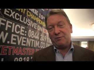 'THIS IS ABOUT BRAGGING RIGHTS IN THE TRAVELLER COMMUNITY' - FRANK WAREN ON LEE v SAUNDERS