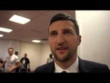 CARL FROCH TALKS HONESTLY ABOUT RETIRING - 'I HAVE RETIRED. I'M HAPPY. BUT YOU CAN NEVER SAY NEVER'