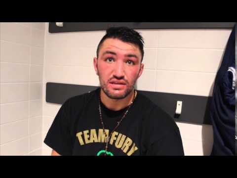 HUGHIE FURY DEFEATS GEORGE ARIAS CONFIRMS HE'LL BE ON KLITSCHKO v FURY UNDERCARD & BACKS TYSON FURY