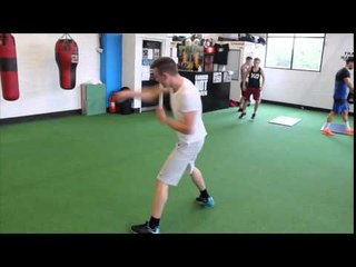 SUPER TALENT 14 YEAR OLD JERRY RAY ( 2 x NATIONAL CHAMPION & TRI NATION GOLD MEDAL ) SHADOW BOXING