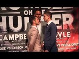 LUKE CAMPBELL v TOMMY COYLE - HEAD TO HEAD @ FINAL PRESS CONFERENCE / RUMBLE ON THE HUMBER