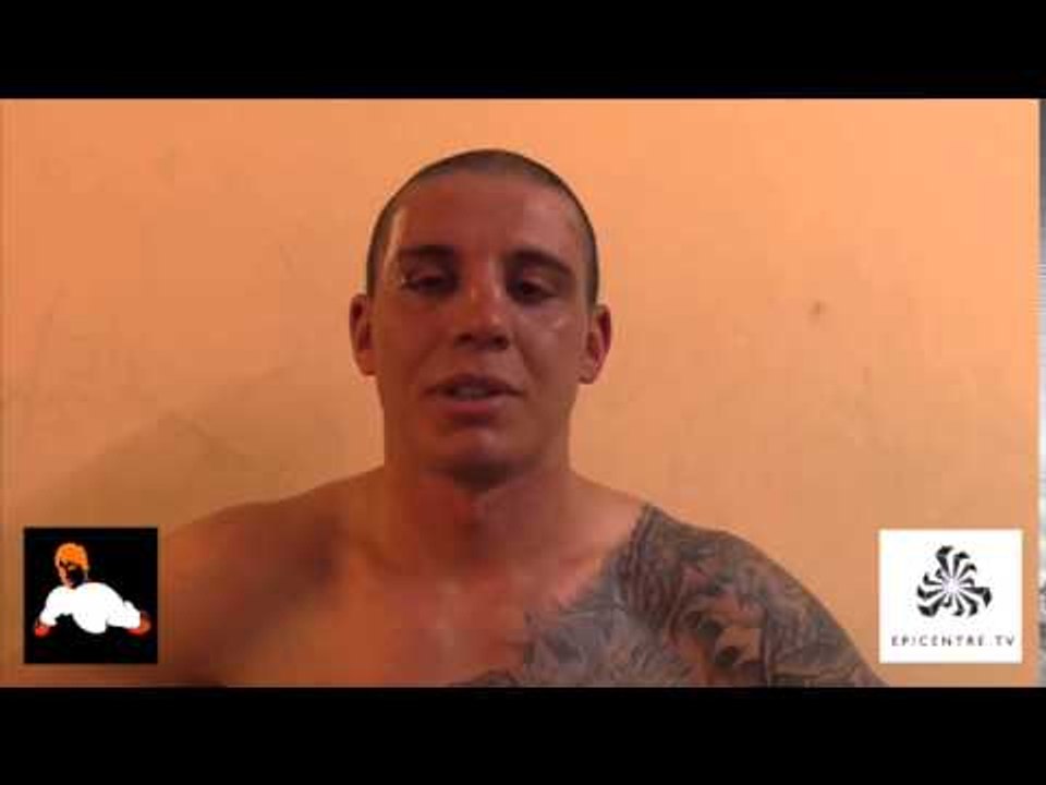 HIGHLY RATED AUSTRALIAN SUPER MIDDLEWEIGHT JAKE CARR MOVES TO 11 - 0 AFER KO WIN - POST FIGHT