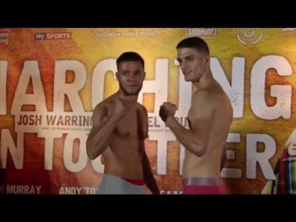 REECE CARTWRIGHT v CHRIS JENKINSON - OFFICIAL WEIGH IN (FROM LEEDS) / MARCHING ON TOGETHER