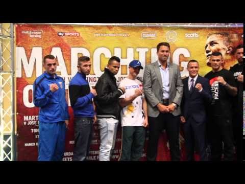 MARCHING ON TOGETHER - WARRINGTON v BRUNKER / MURRAY/ BELLEW / LOWE v SPEIGHT / TOWNEND V GLOVER