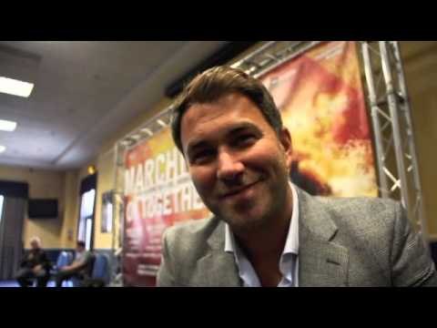 EDDIE HEARN ON WARRINGTON v BRUNKER, MURRAY, BELLEW, KELL BROOK v DIEGO CHAVEZ, MOSELY & TIM BRADLEY