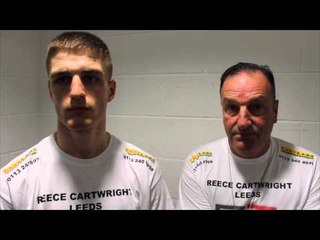 REECE CARTWRIGHT POST FIGHT INTERVIEW AS HE LOOKS FOR LOCAL SHOWDOWN
