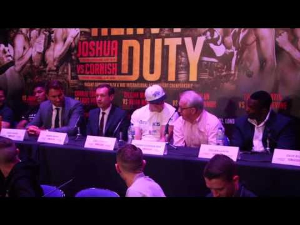 'WHY IS GARY CORNISH HERE? - TOMMY GILMOUR'S 'DISRESPECTFUL' OUTBURST IN MIDDLE OF PRESS CONFERENCE