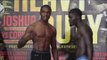 OHARA DAVIES v DAME SECK - OFFICIAL WEIGH IN & HEAD TO HEAD / HEAVY DUTY