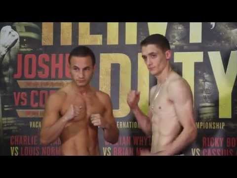 REECE BELLOTTI v ADEL HADJOUIS - OFFICIAL WEIGH IN & HEAD TO HEAD / HEAVY DUTY