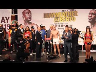 GEORGE GROVES v BADOU JACK OFFICIAL WEIGH IN & FACE TO FACE  @ MGM GRAND/ HIGH STAKES