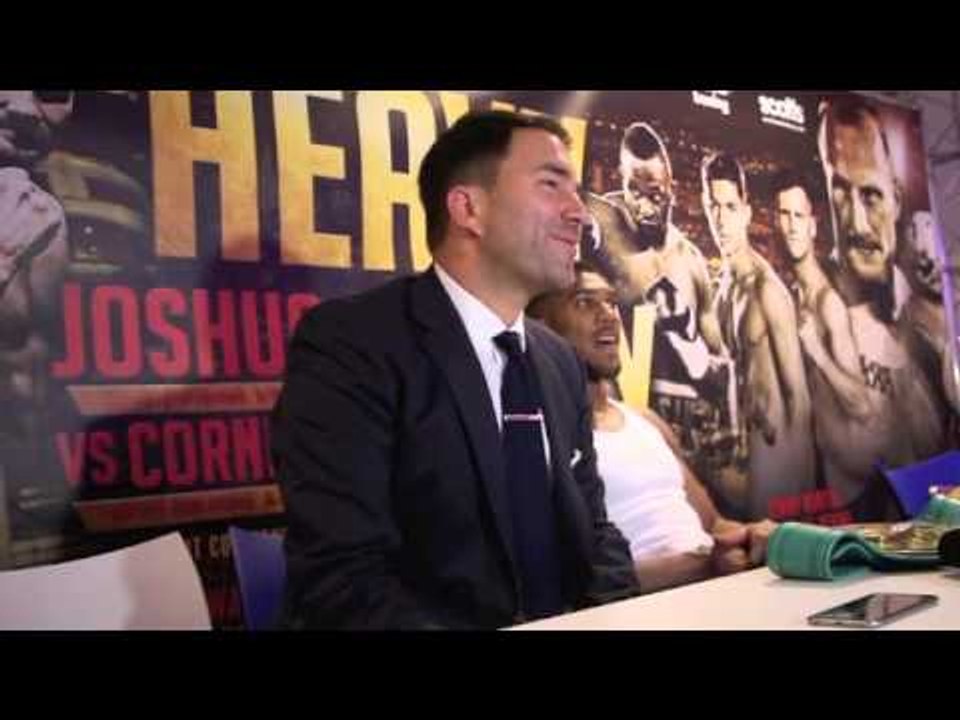 ANTHONY JOSHUA v GARY CORNISH - FULL POST FIGHT...