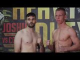 TED CHEESEMAN (PRO-DEBUT) v GABOR AMBRUS - OFFICIAL WEIGH IN & HEAD TO HEAD / HEAVY DUTY