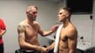 DANNY CASSIUS CONNOR & RICKY BOYLAN SHOW GREAT SPORTSMANSHIP AFTER CLASH / DRESSING ROOM FOOTAGE