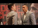 ANTHONY CROLLA v DARLEYS PEREZ (II) - HEAD TO HEAD @ PRESS CONFERENCE / PRIDE OF MANCHESTER
