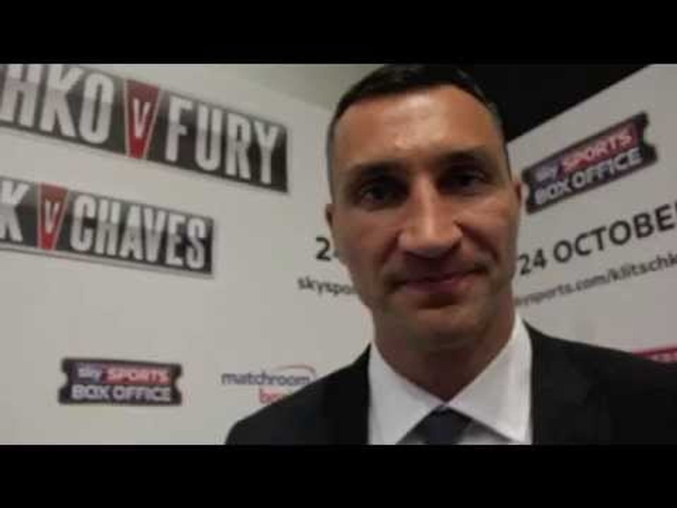 WLADIMIR KLITSCHKO INTERVIEW FOR IFL TV - ON FURY'S BATMAN ANTICS & ANTHONY JOSHUA v DILLIAN WYHTE
