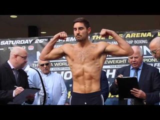 FEDOR CHUDINOV v FRANK BUGLIONI OFFICIAL PUBLIC WEIGH IN & HEAD TO HEAD / MAN VS MACHINE