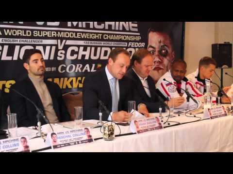 FEDOR CHUDINOV v FRANK BUGLIONI OFFICIAL PRESS CONFERENCE WITH ROY JONES JR, STEVE COLLINS