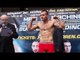 AHMET PATTERSON v GIORGI UNGLADZE OFFICIAL WEIGH IN & HEAD TO HEAD / MAN VS MACHINE