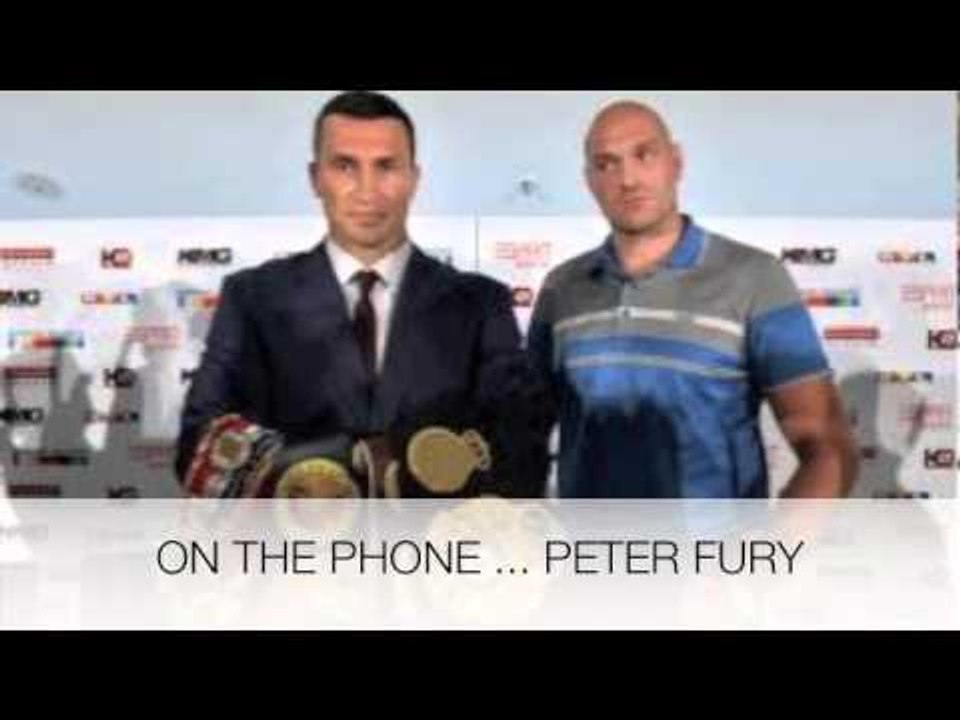 WLADIMIR KLITSCHKO v TYSON FURY IS POSTPONED AFTER KLITSCHKO LEG INJURY - INTERVIEW WITH PETER FURY