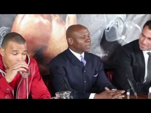 CHRIS EUBANK JR SIGNS WITH EDDIE HEARN/ MATCHROOM & TO BE TRAINED BY ADAM BOOTH - PRESS CONFERENCE