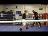 FEDOR CHUDINOV EXPLOSIVE PAD WORKOUT AHEAD OF WBA WORLD TITLE SHOWDOWN WITH FRANK BUGLIONI