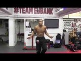 CHRIS EUBANK JNR SKIPPING FOOTAGE AHEAD OF TONY JETER CLASH - OCT 24 (SHEFFIELD) / EUBANK JR v JETER