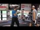 RICKY BURNS PAD WORKOUT WITH TONY SIMS @ MATCHROOM ELITE GYM / iFL TV