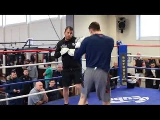 CALLUM SMITH & JOE GALLAGHER - FULL PAD WORKOUT @ ROTUNDA ABC / SMITH v FIELDING