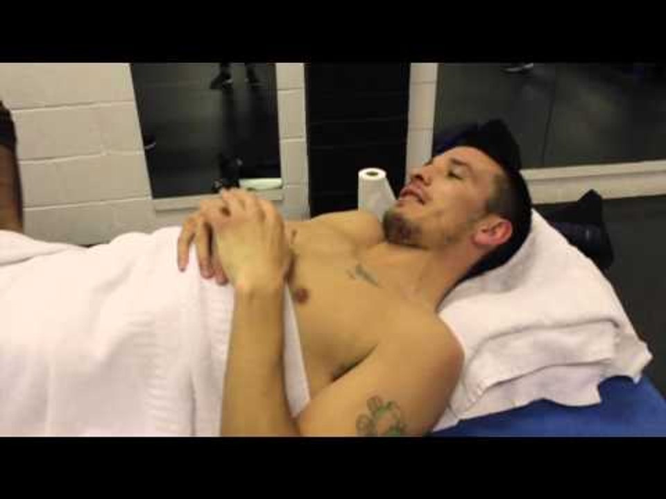IT'S MASSAGE TIME..... DEAN BYRNE ENJOYS SOME TIME ON THE TREATMENT TABLE (WITH EXPLANATION)