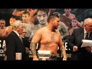 BIG SEXY SEAN TURNER WEIGHS IN & GETS HIJACKED BY PADDY BARNES  / FACE OFF