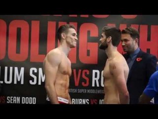 CALLUM SMITH v ROCKY FIELDING - THE OFFICIAL WEIGH IN FROM LIVERPOOL / WHO'S FOOLING WHO?