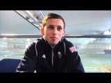 INTRODUCING GB BOXER HARVEY HORN TO THE iFL TV VIEWERS @ THE ENGLISH INSTITUTE OF SPORT