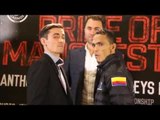 ANTHONY CROLLA v DARLEYS PEREZ (II) - HEAD TO HEAD @ FINAL PRESS CONFERENCE / PRIDE OF MANCHESTER